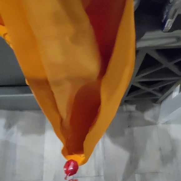 DAVID KOMA ONE-SHOULDER CADY MINI DRESS IN ORANGE sz UK 12 - Picture 9 of 12